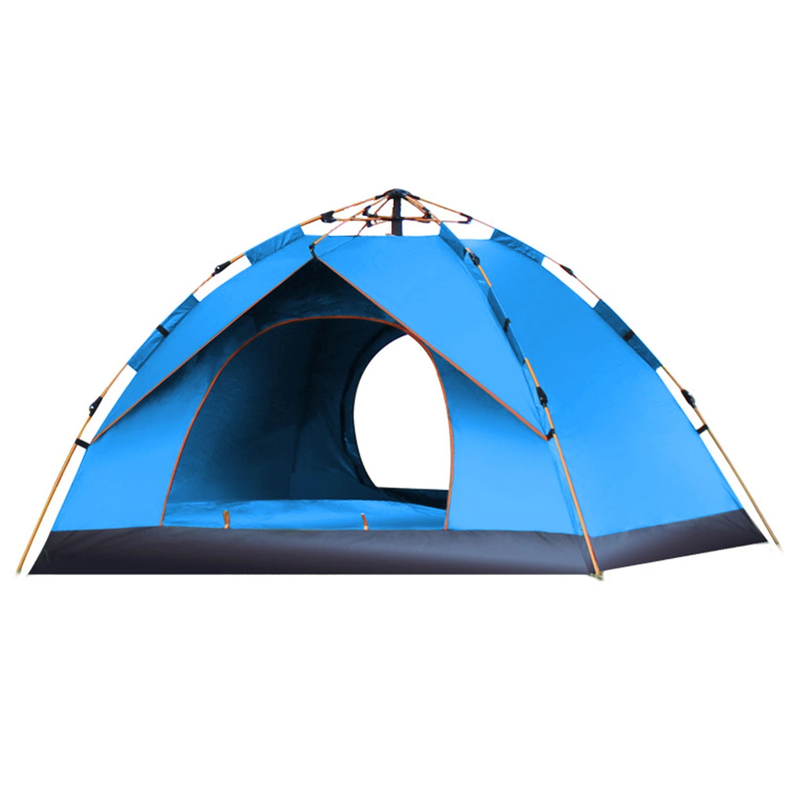 Outdoor Pop Up Tent Water-resistant Portable Instant Camping Tent for 1-2 / 3-4 People Family Tent