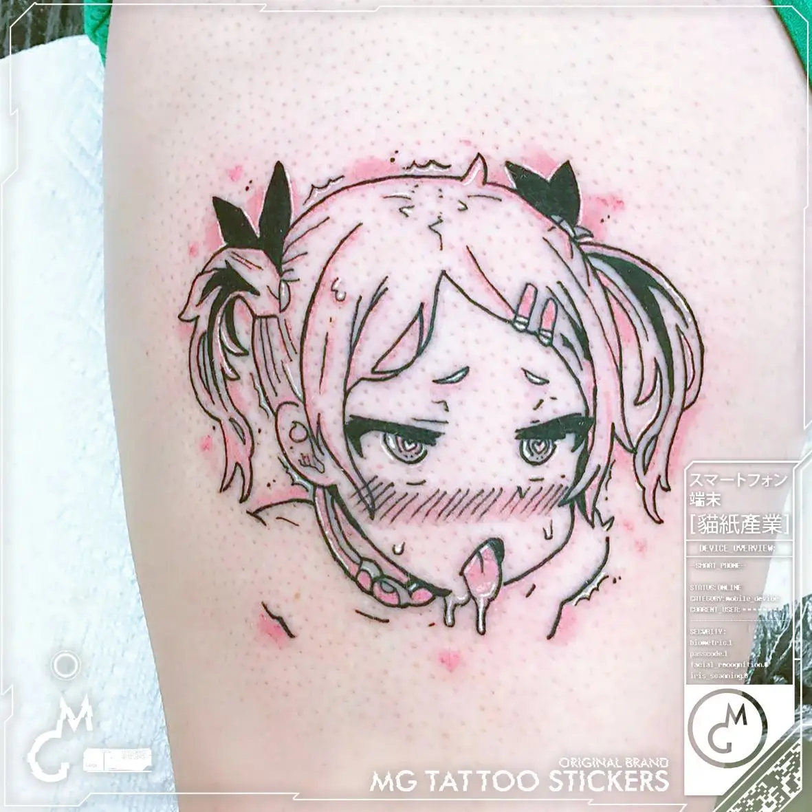 

Cartoon Tattoo Sticker Anime Girl Fake Tattoos Japanese Lori Tatoo Cheap Goods Couple Art Festival Sexy Temporary Tatto Stickers