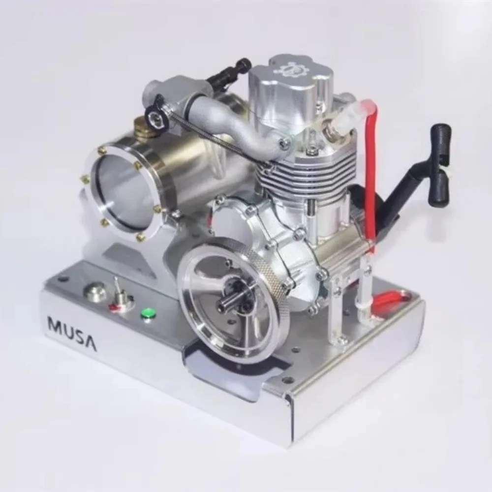 8CC Single-cylinder RC Assembly Four-stroke Metal Engine Physical Model Scientific Experiment Teaching Aid - view 4