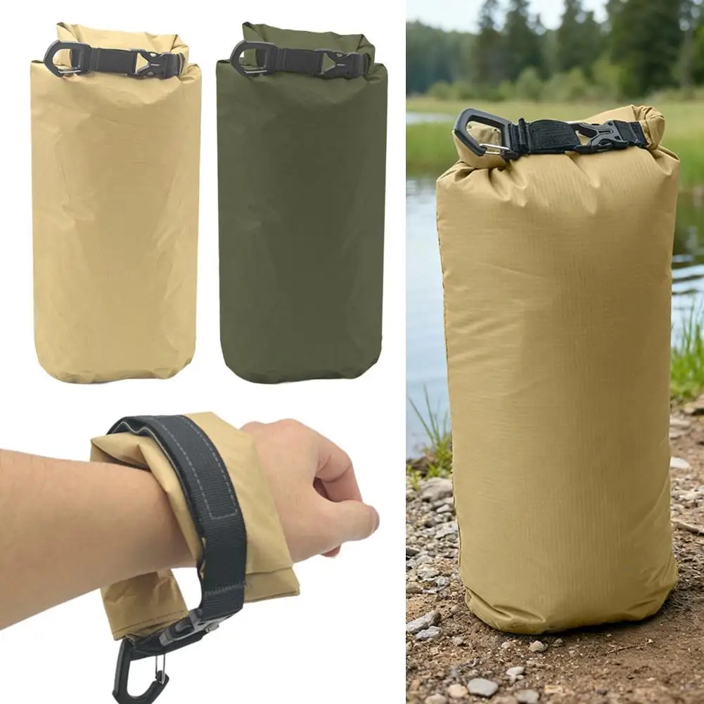 Ultraleichte Aufbewahrungstasche, große Kapazität, faltbar, wasserdicht, Trockentasche, Roll-Top-Schwimmtasche, Outdoor-Aufbewahrungssack für Kajakfahren, Wandern