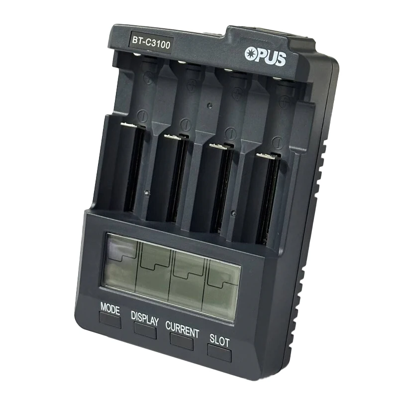 NEW OPUS BT-C3100 V2.2 Universal Four Slots LCD Screen Replenisher Smart Rechargeable Smart Battery Charger Accessories & Parts image 2