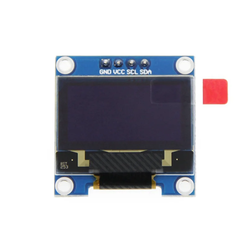 5 Stuks 0.96 Inch Iic I2c Seriële Gnd 128X64 Oled Lcd Led Display Module Voor Kit Wit Display