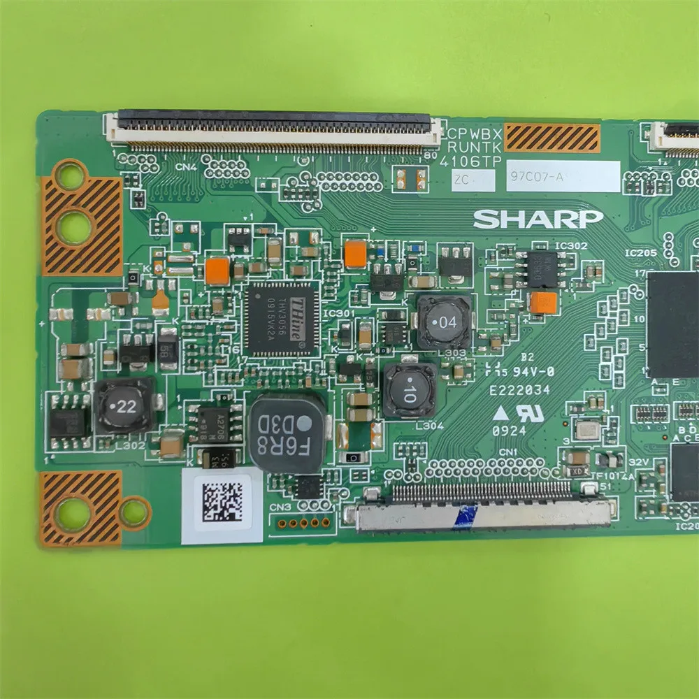 Cpwbx runtk 4106tp zc T-CONシャープテレビに適したロジックボードLCD-40E66A LCD-40Z66A