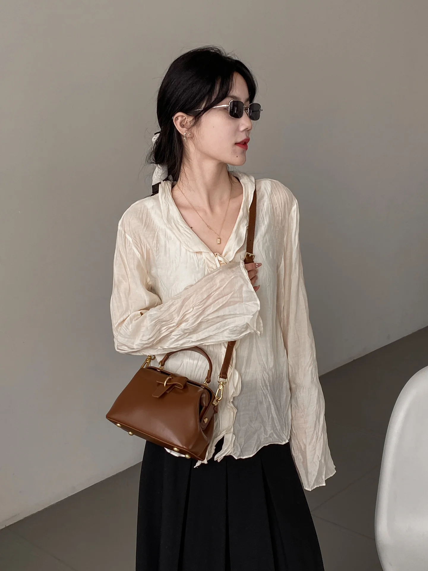 

Genuine Grade Leather Women's Shoulder Crossbody Bucket Bag Luxury Designer Brand Female Small Handbag for Woman High Quality