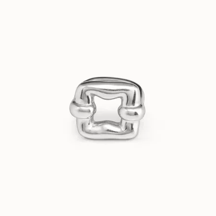 2024 Original New Product Spanish popular UNO de 50 Jewelry Fashion Simple Square Hollow Ring Women's High Quality Gift