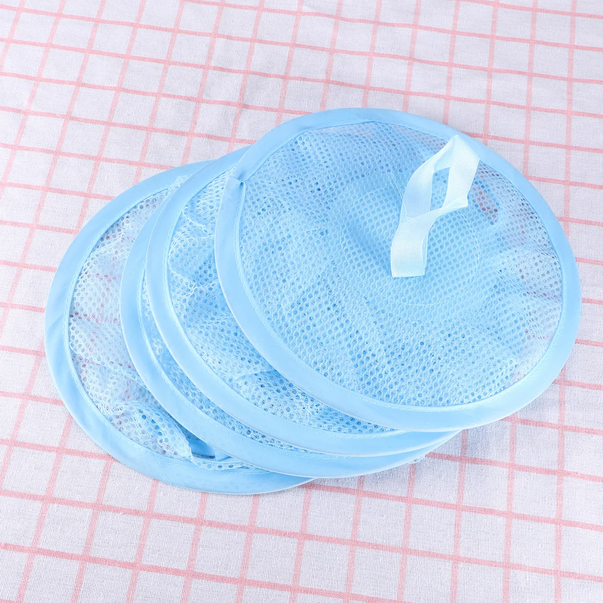 

Hanging Storage Organizer Bag Foldable 3 Compartments Mesh Clothes Shoes Organizer Space Saver For Home