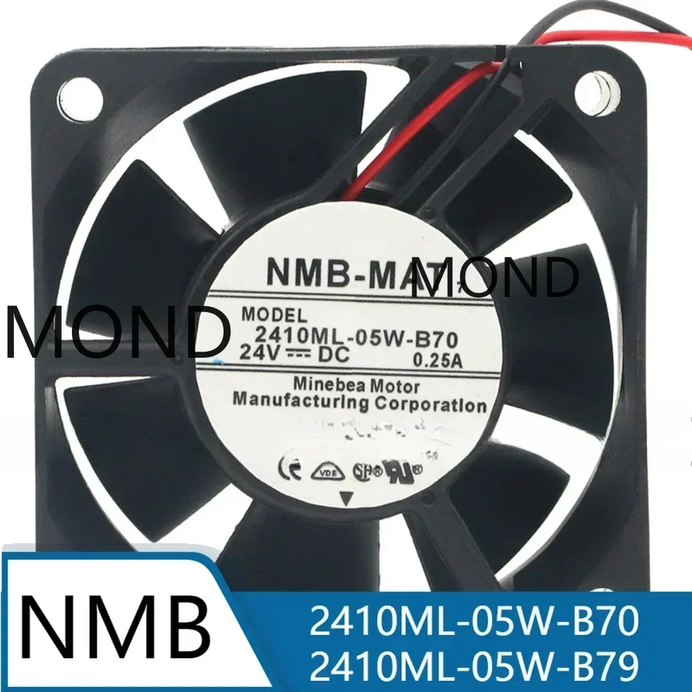 NMB 2410ML-05W-B79 2410ML-05W-B70 Server Cooling Fan DC24V 6025 6CM NMB-MAT CPU Inverter Radiator