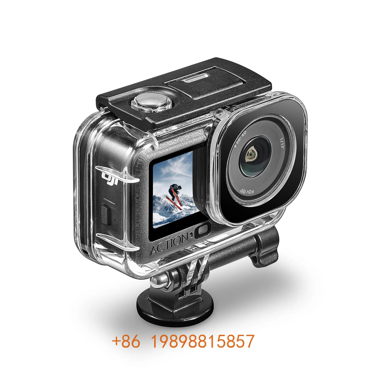 60M Waterproof Shell for DJI Osmo Action 6 Waterproof Diving Case Protective Shell for DJI Osmo Action 6 Accessories