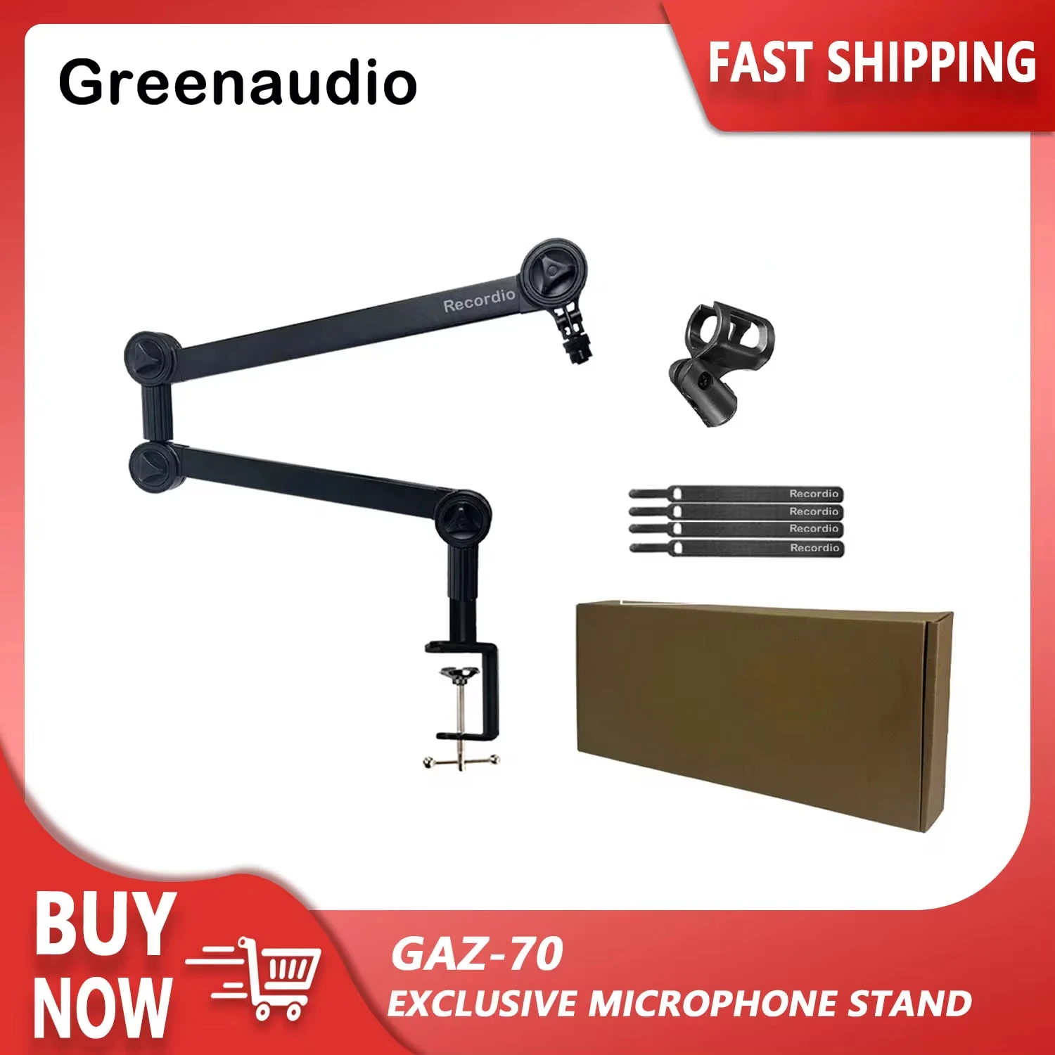 GAZ-70 Exclusive Microphone stand for table microphone holder arm stand Professional Podcast Equipment