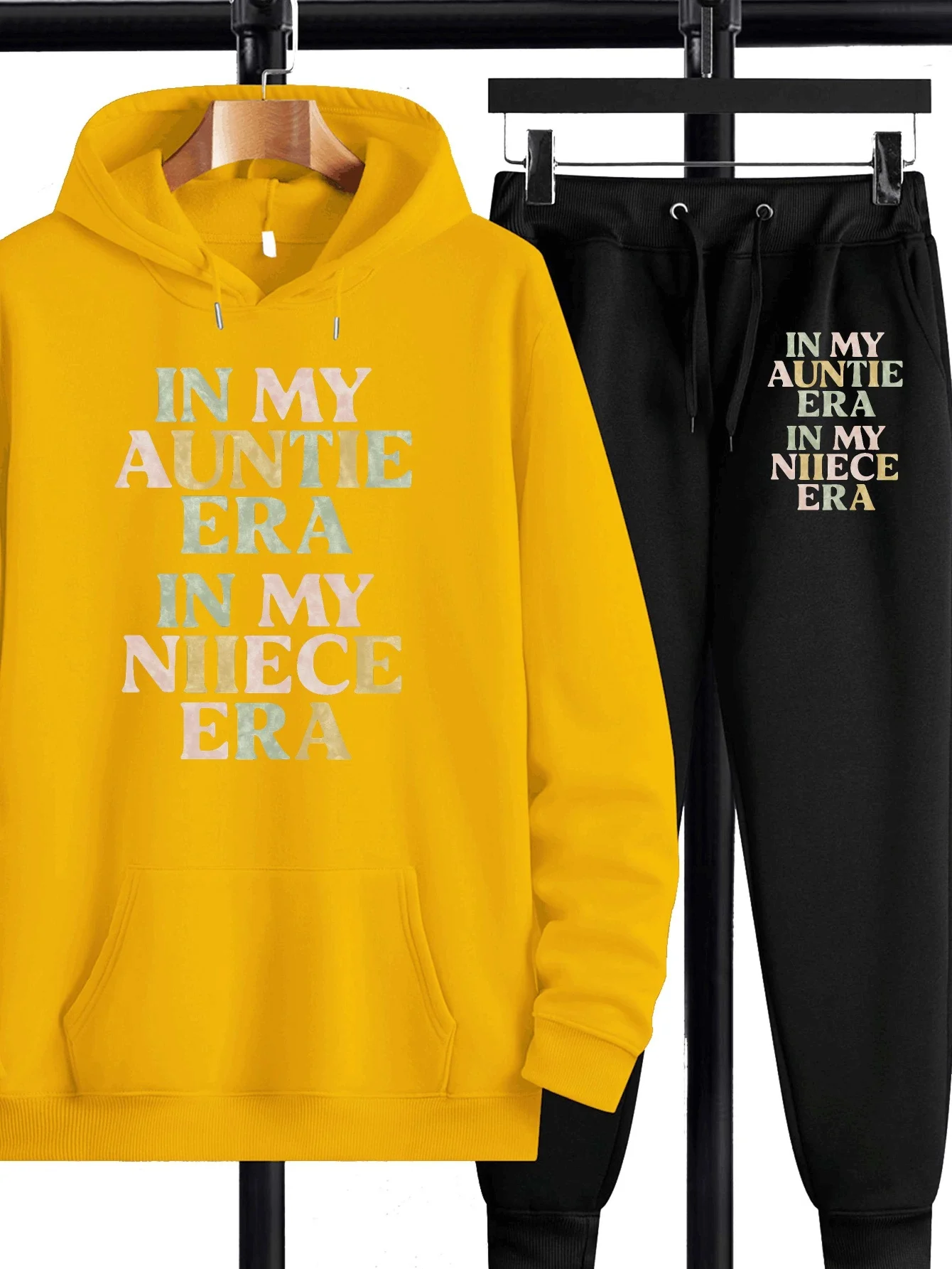 

Men's Vintage Font Print Hoodie, Trendy Hooded Sweatshirt for Autumn & Winter, Tracksuit Top