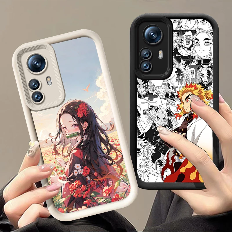 D-Demon S-Slayer Phone Case For Xiaomi 11 12 13 Lite 12T 13T 14T Pro Redmi A1 A2 Plus A3 9A 9C 9T 10C 12C 13C 5G 14C