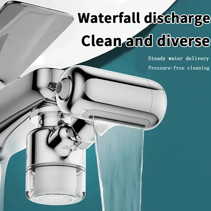 

Multifunctional Faucet Aerator Water-saving Extender Kitchen Faucet Swivel Nozzle Washbasin Faucet Bubbler Sprinkler 1PC