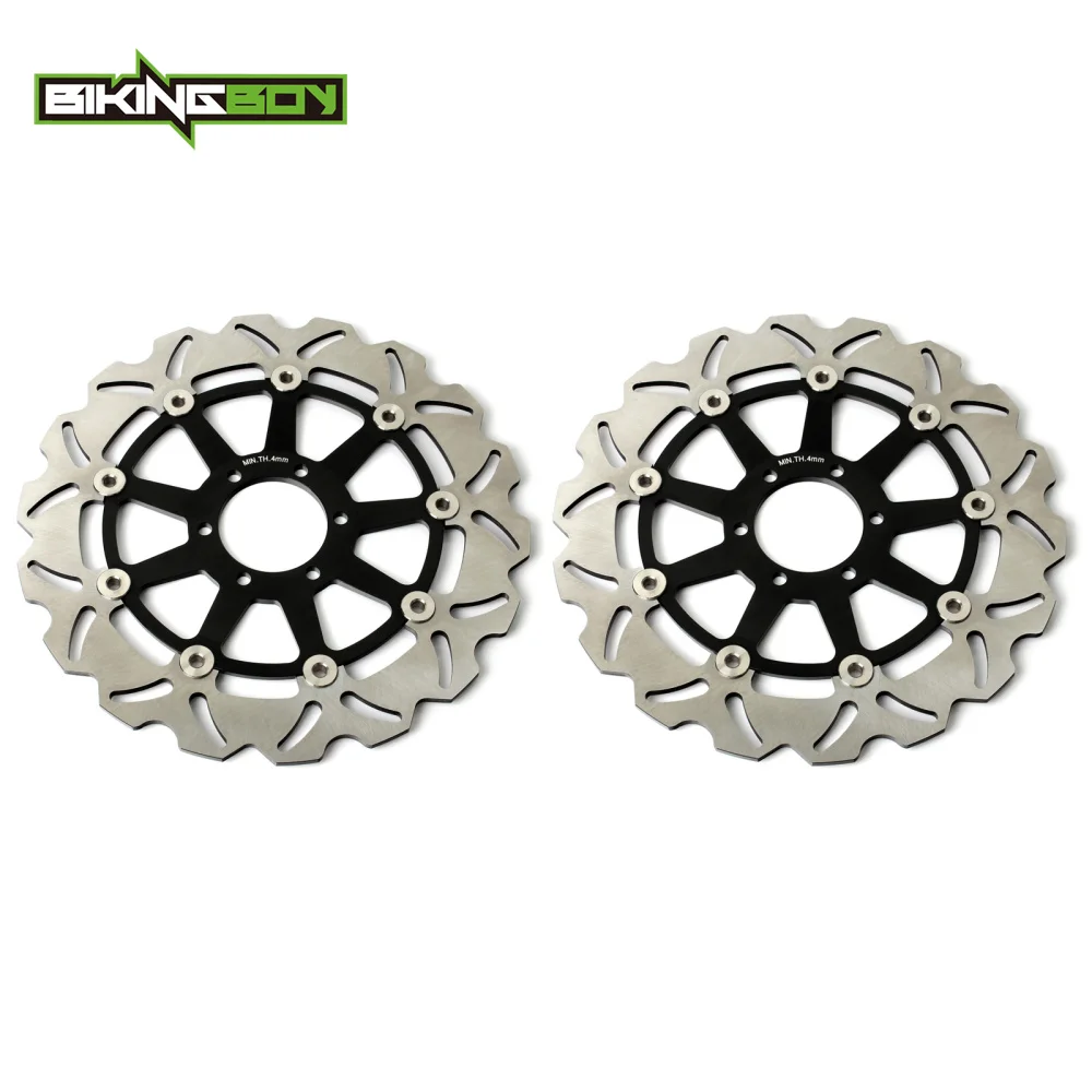 BIKINGBOY FZR 600 R 90-95 TDM 850 91-01 TRX 850 XJR 400 95-00 FJ 1200 90-96 FZS Fazer 600 98-03 Front Brake Discs Rotors Disks