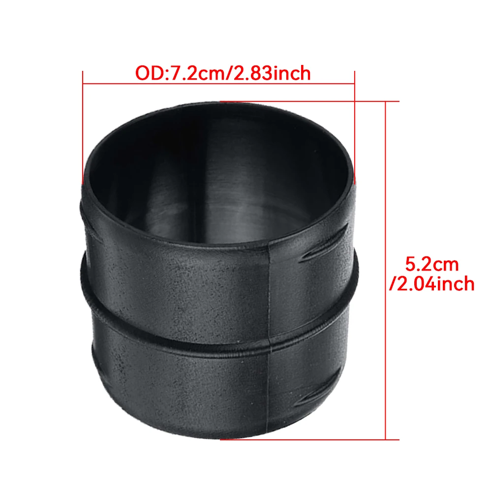75mm Car Heater Duct Joiner Pipe Air Parking Heater Hose Line Connector For Eberspacier Webasto Elbow Pipe Outlet Exhaust