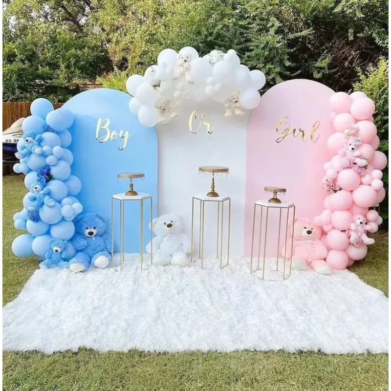 3 * 6Ft 4 * 7Ft Arch Background 3pcs Valentine's Day Pie