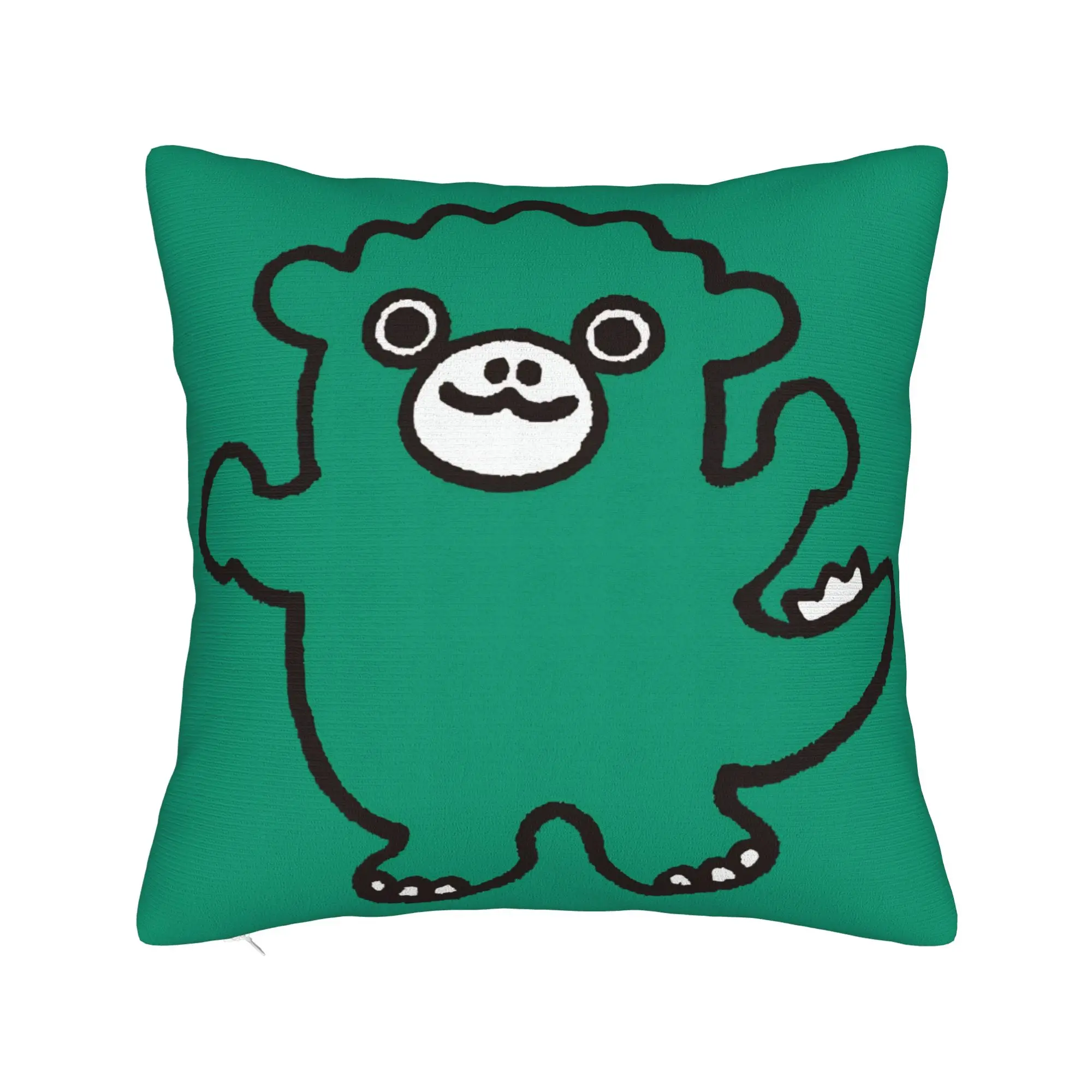 Chibi Godzillaa Monster Raids Again Square Pillow Cases Kawaii Cushion Covers Fashion Decorative Pillowcover for Home 40*40cm