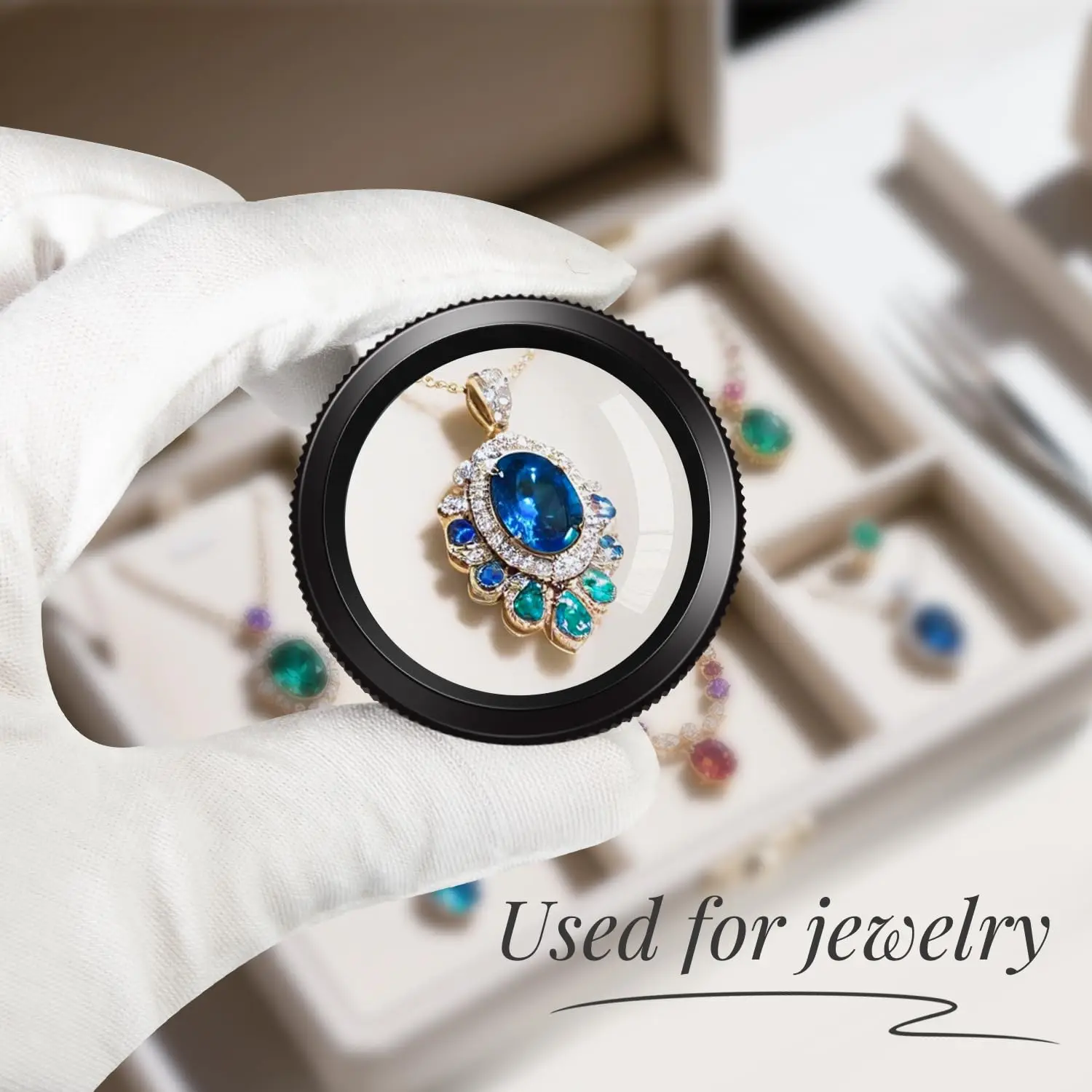 30-fache 36mm Lupe mit K9 Optikglas, Monokel-Vergrößerungsglas für Uhrenreparatur, Handlupe für Schmuck – Detail 6