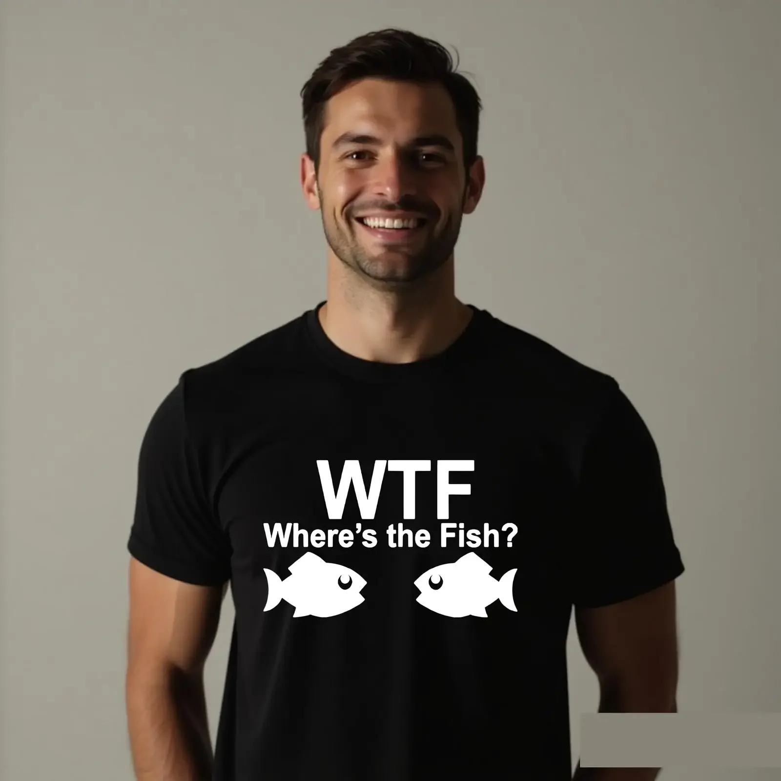 WTF Where The Fish T Shirt Funny Fishing Quote Unique Fisher Man Shirty Adult Kids Top vintage Washed Stretched homme Soft