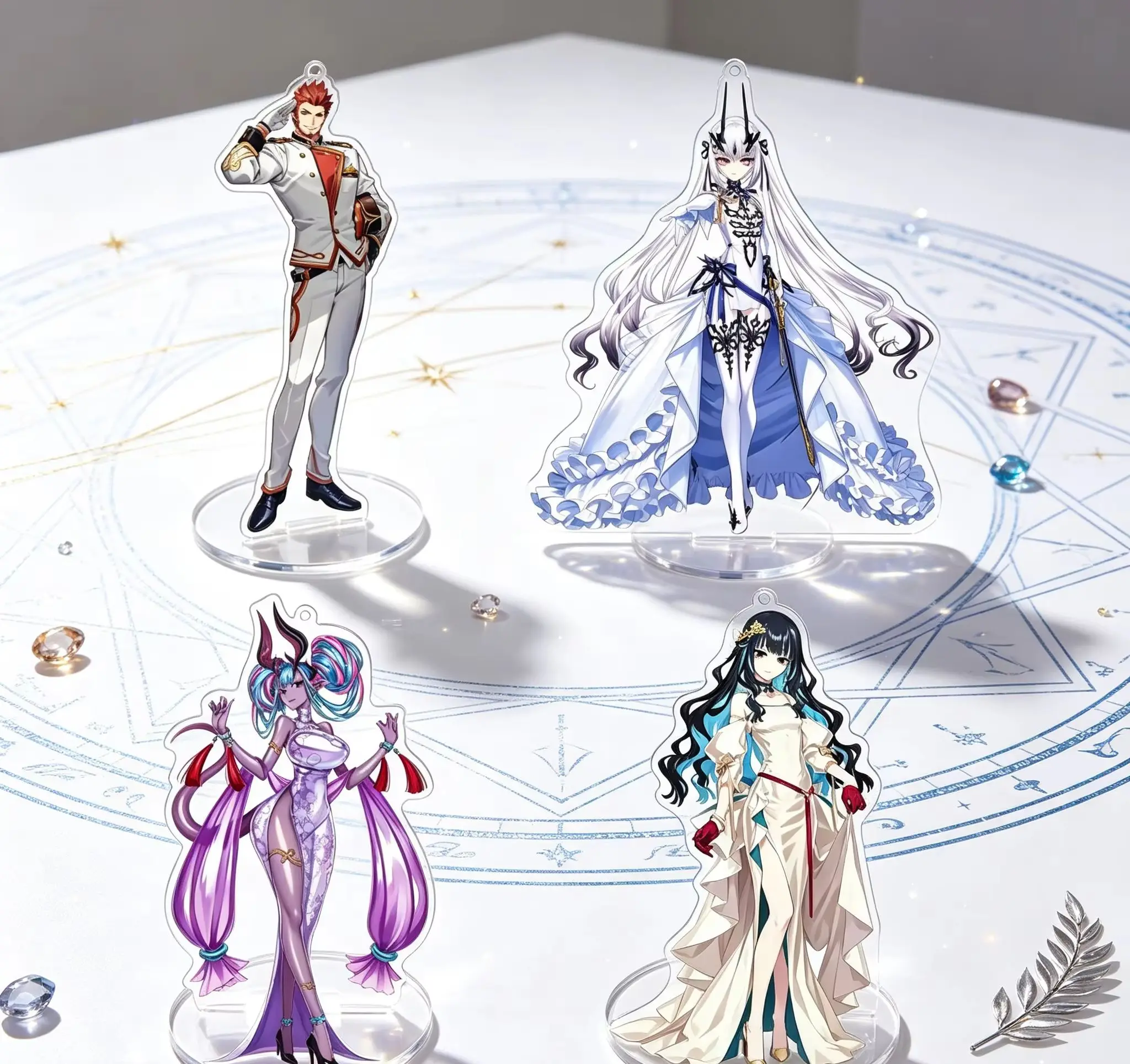 Classic Hot 15CM Anime Fate/Grand Order Model Action Figure Peripheral Collection Acrylic Stand Model Decorations Gifts Keychain