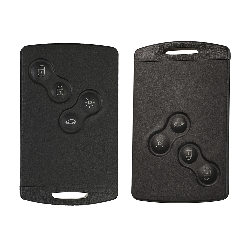 1pc 4 botões escudo chave do automóvel para renault laguna megane cênico clio captur koleos 2009-2016 caso chave remota do carro substituição