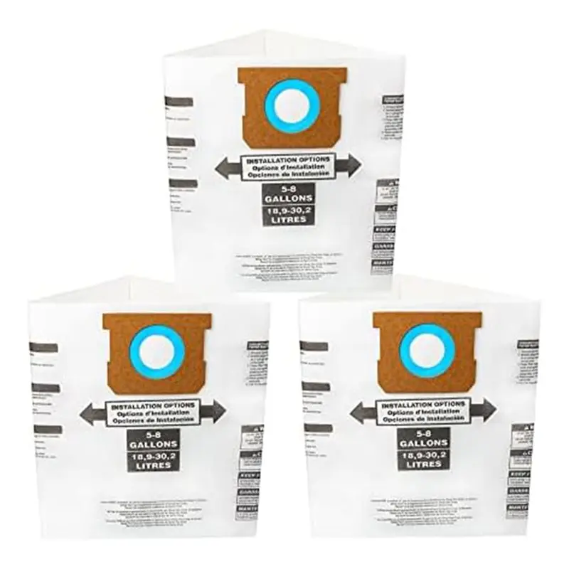 [B25B!】 For Shopvac Replacement Filter Bags Are For Vacuum Cleaners, Type E 90661 9066133, Type H 9067133,VF2004 VHBS VDBS