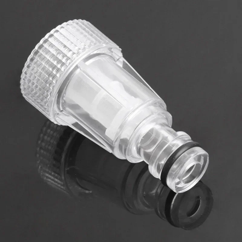 2pcs Water Connector Filter Accessories Car Washer Adapter Pressure Washer Filters Nets Hose Pipe Fitting Nozzle Garden