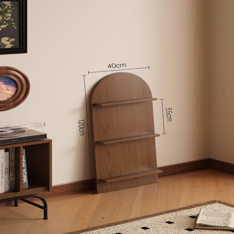 Floor-standing Magazine Storage Rack Black Walnut Anti-slip Magazine Multi-layer Racks Office Furniture Das Magazin ZY40ZZJ