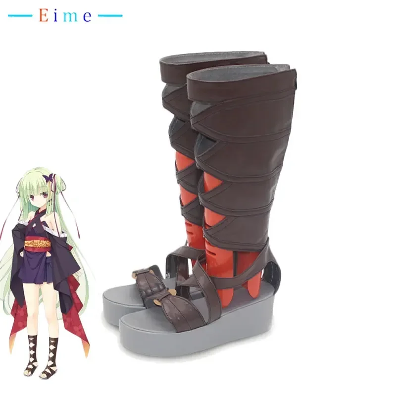 Murasame Cosplay Shoes Halloween Carnival Boots PU Shoes Cosplay Props Custom Made