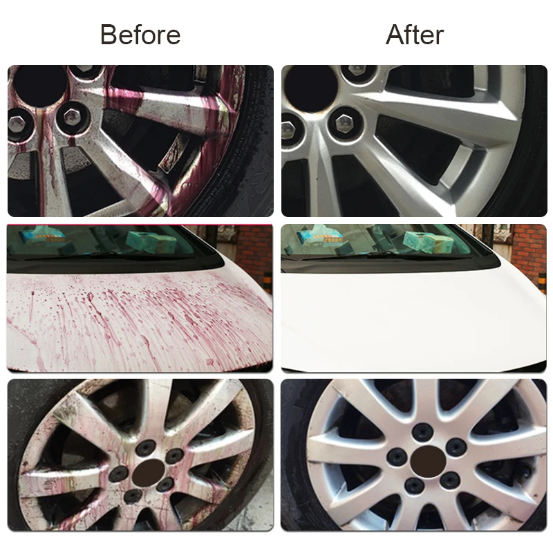 50ml/100ml Wheel Paint Iron Remover Spray Technology Professional Dust Rim Rust Cleaner Auto Detail Chemical JB-XPCS 18