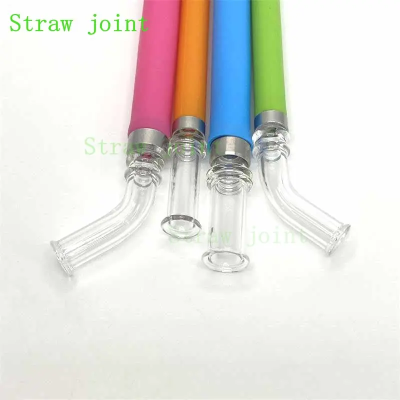 Изогнутый длинный прямой капельный соединитель из нержавеющей стали и стекла 510 810, 1 шт.