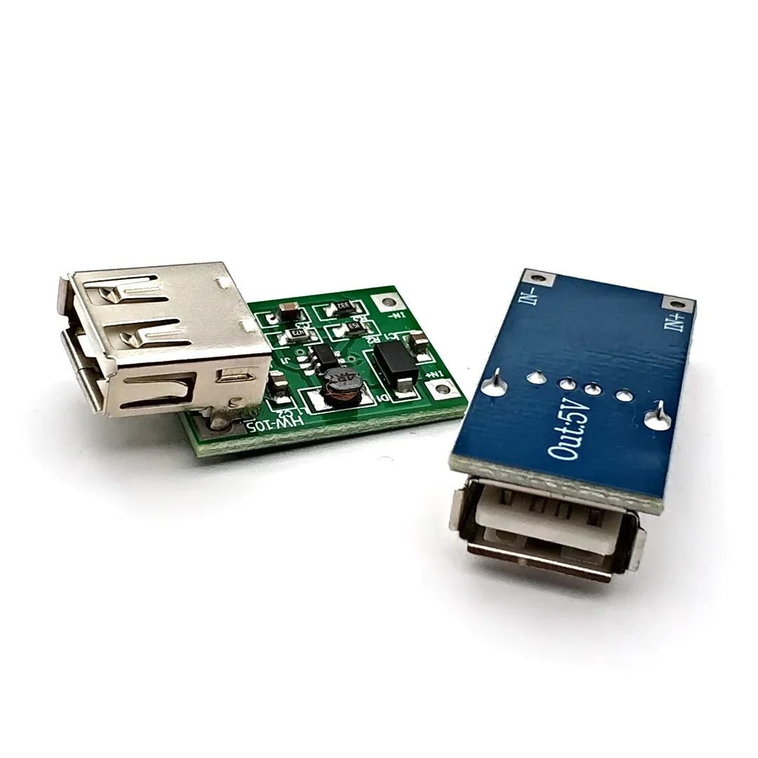 DC-DC 0,9 V-5V a 5V 600MA cargador de banco de energía convertidor de refuerzo módulo de voltaje de suministro placa de circuito de carga de salida USB