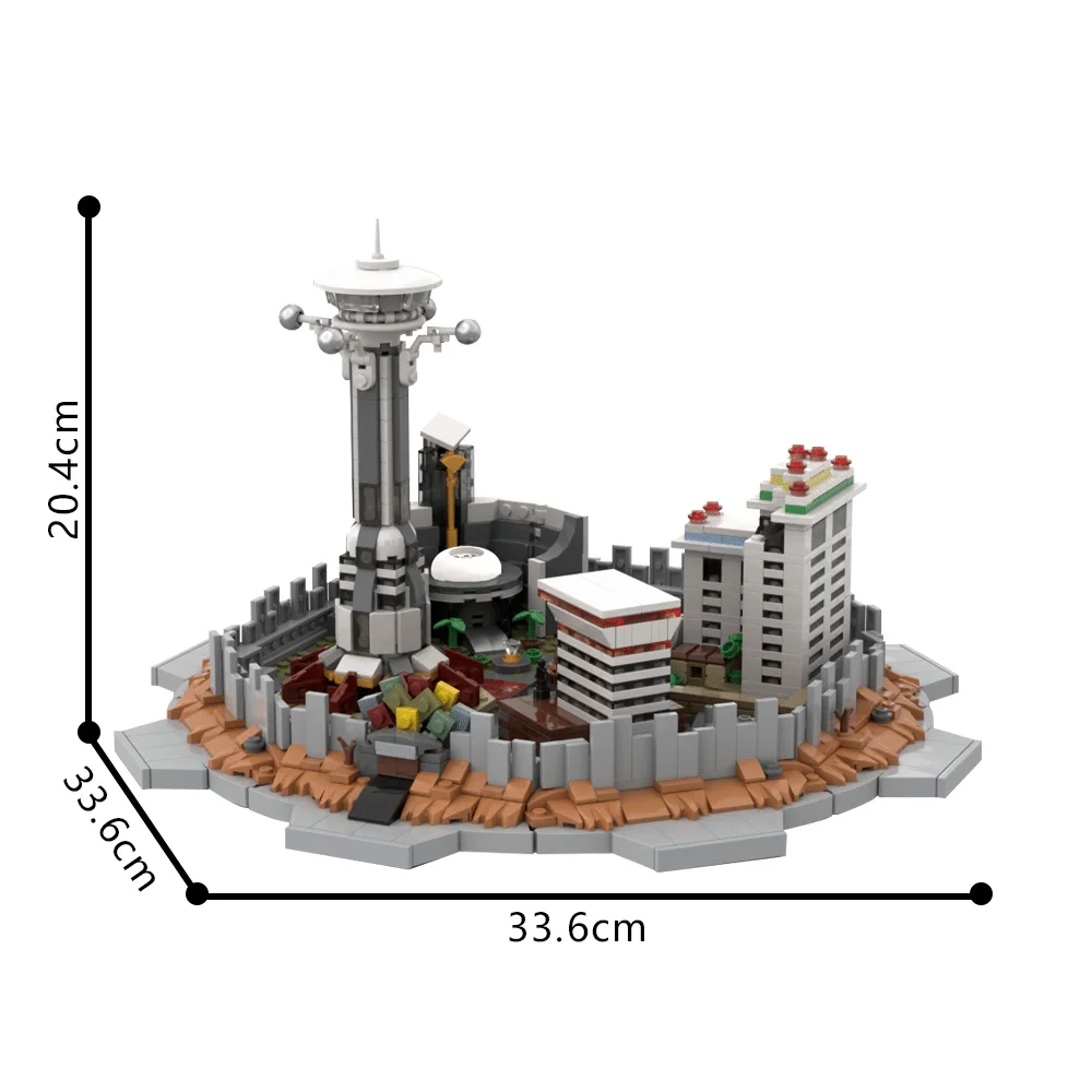 لعبة مكعبات بناء MOC New Vegas the Strip على الطراز الغريب لعبة الطوب للهندسة المعمارية في الكازينو هدية للبالغين #5