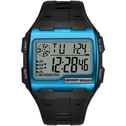 SYNOKE Digital Watch For Men Big Numbers Easy to Read 3ATM Water Resistant Men Digital Watch Outdoor Sports Luminous Function
