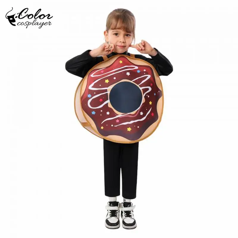 Jedzenie dla dzieci przebranie na karnawał Pizza pączek przebranie nosić jedzenie strój na imprezę dziecięce świąteczne występy element ubioru chłopiec dziewczęta ubrania