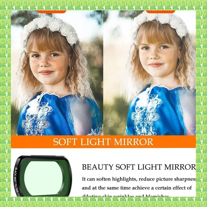 

Набор фильтров с черными туманными линзами 1/4 для Dji Osmo Pocket 3, магнитный дизайн, профессиональный фильтр для фотосъемки, простая установка