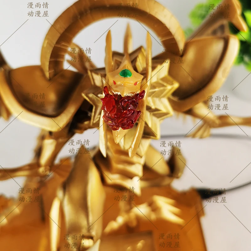 2025 novo du monstros anime ornamento de mesa estátua dragão alado três deuses ilusorios figura colecionável anime eles modelo presentes