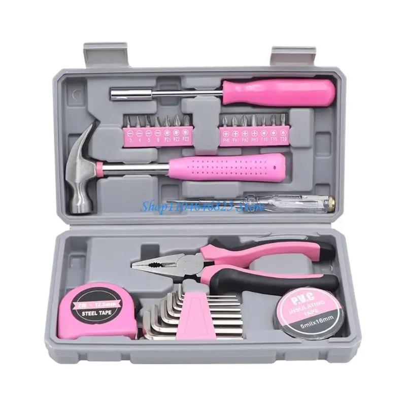 

29Pcs Home Repair Tool Set Alloy Steel Plier Hammer Small Hand Tool