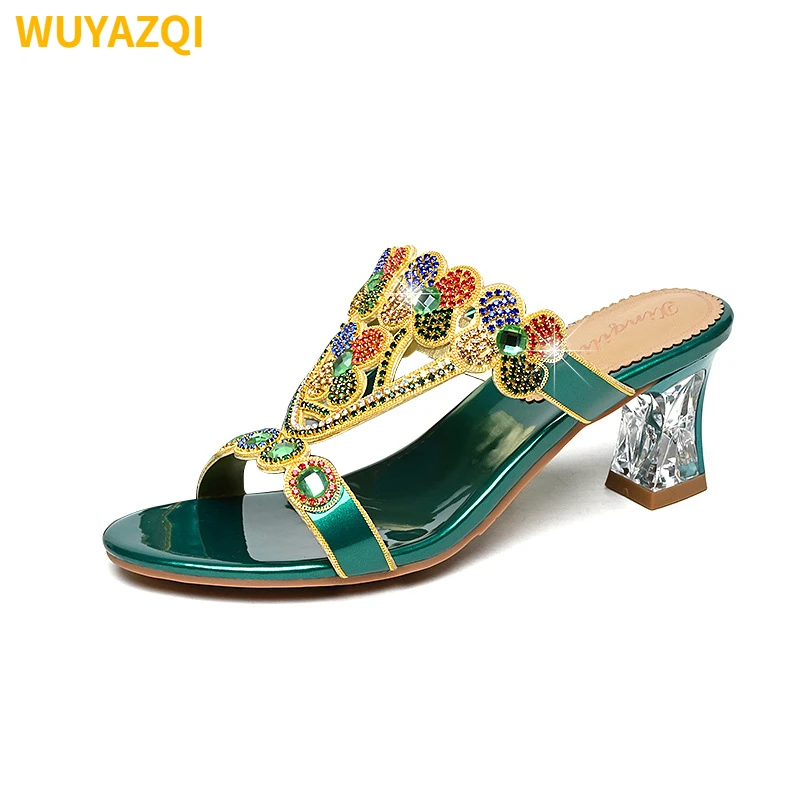 

WUYAZQI Fashion women's slippers summer casual women's shoes new open-toe beach shoes sexy sandals women's