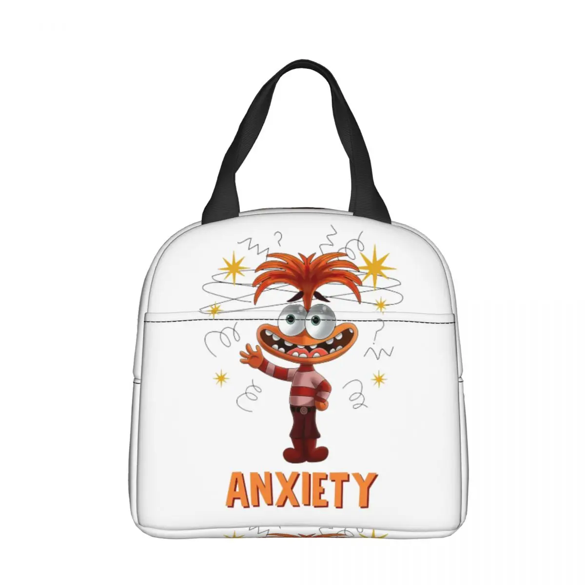 Inside Out Emotions Insulated Lunch Bag Large Cartoon Lunch Container Thermal Bag Tote Lunch Box Beach Outdoor Food Handbags