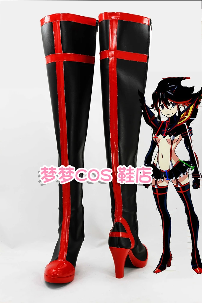 

Kill la Kill Matoi Ryuuko Cosplay Shoes Boots Halloween Anime High Heels Boots