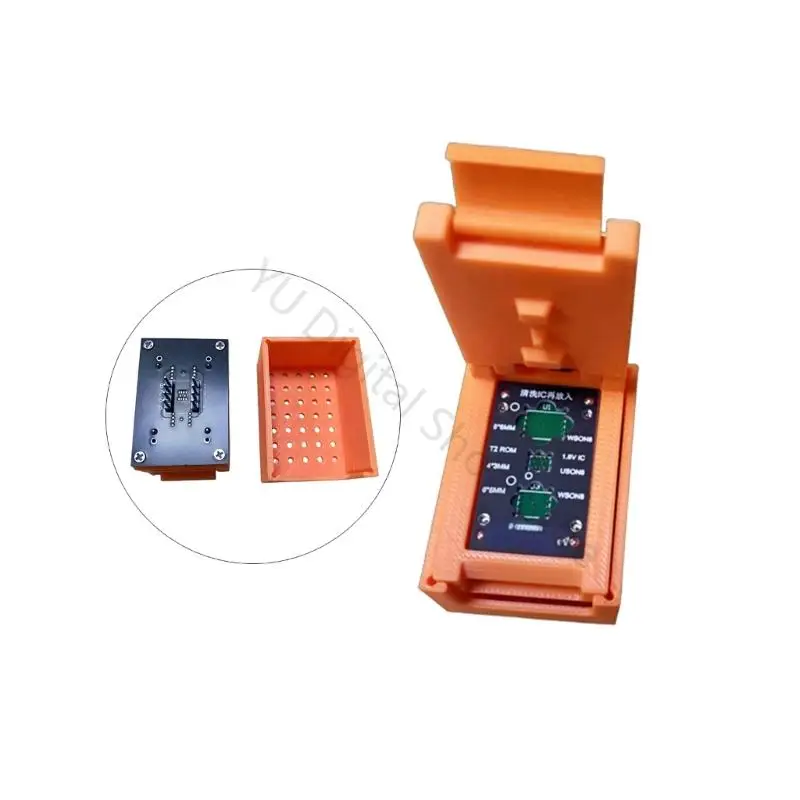 96BA 3 in 1 Chip Reader Fixture for WSON8 Layout Laptop Repair Programming Use