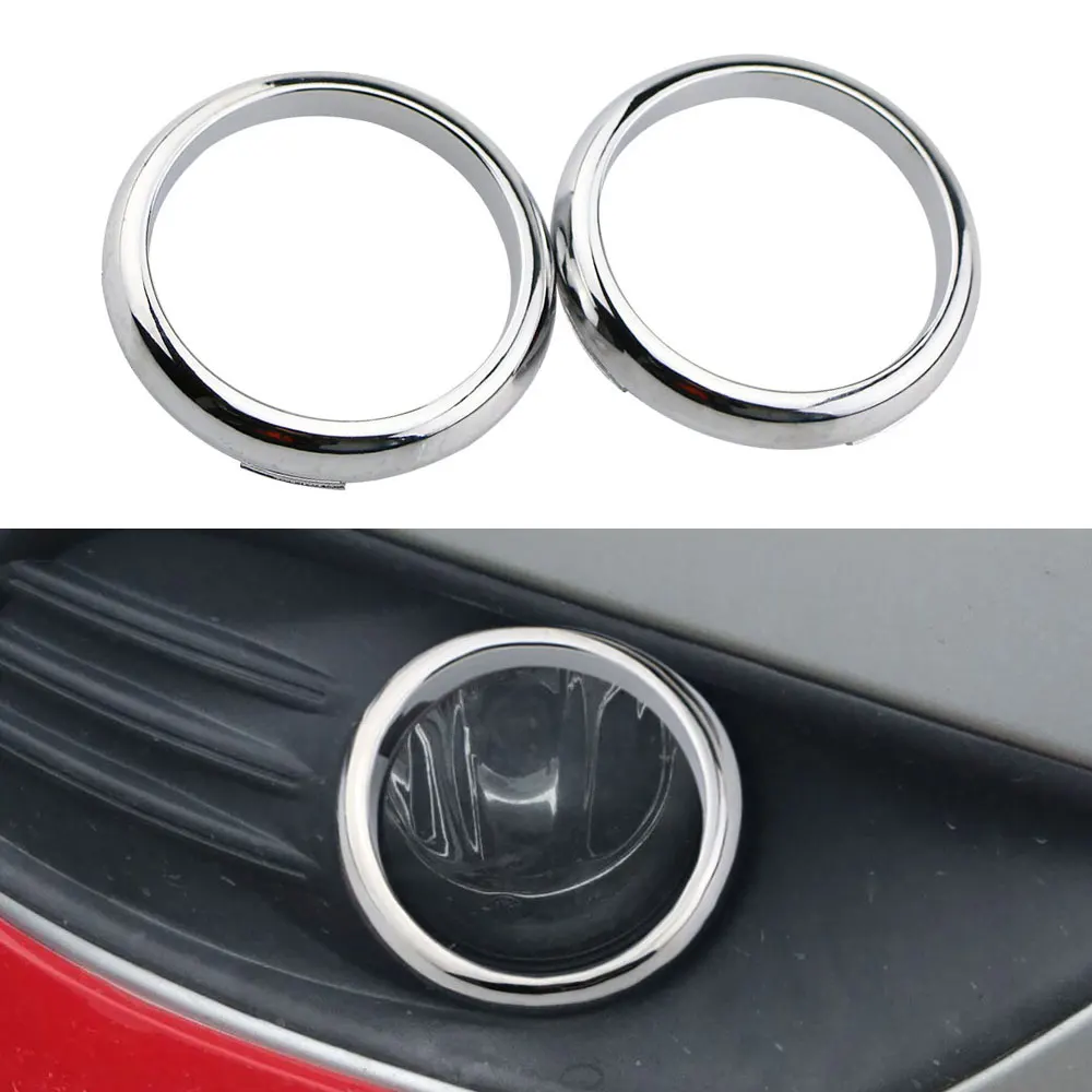 ABS Chrome Car Fog Lights Lamp Sticker Fog Lamp Cover for Ford Focus 2 Mk2 Sedan Hatchback 2005 - 2011 Interior Accessories