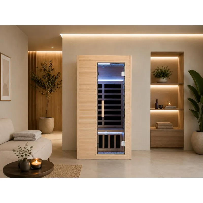 WJ-H1 ODM OEM Helock LOW EMf Infrared Sauna With 2026 New Control Panel