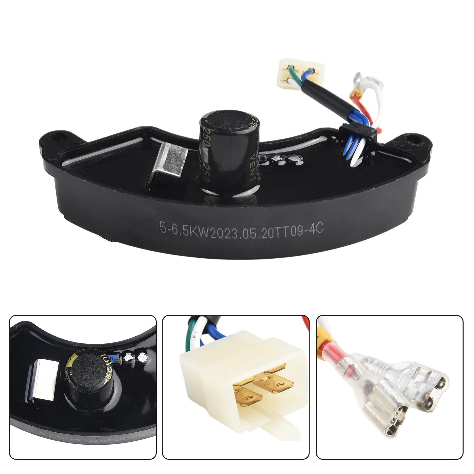 통합 안전 시스템을 갖춘 단상 발전기용으로 설계된 효율적인 56KW AVR 전압 안정기