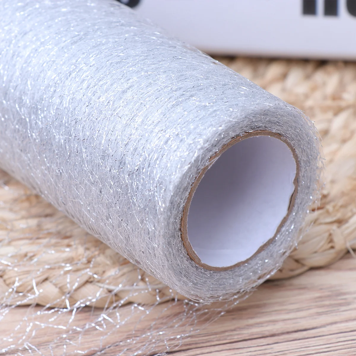 15 Cm 10 Yards Zilveren Tule Rollen Polyester Netting Stof Voor Diy Bruiloft Decoraties Tutu Rok Ambachtelijke Cadeaupapier poly Mesh