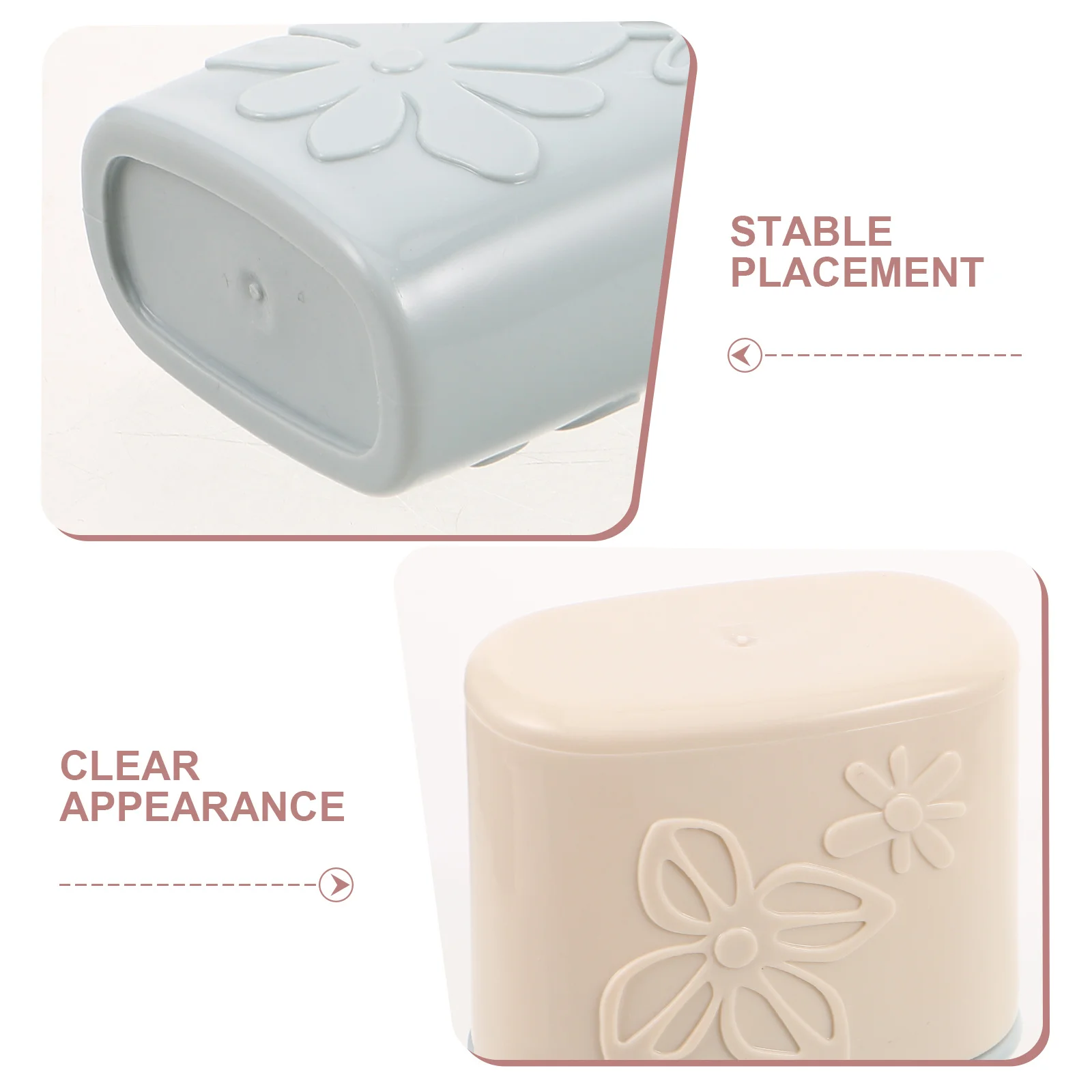 4 шт., резная однотонная коробка для зубных щеток: пылезащитный держатель для зубных щеток с крышкой для ванной комнаты, дорожный чехол для хранения зубной пасты