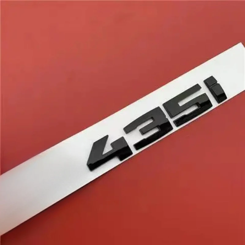 

For M550d Letter Badge Rear Trunk Tailgate Emblem Decal Sticker for BMW 3 5 Series M330d M140d Accessories