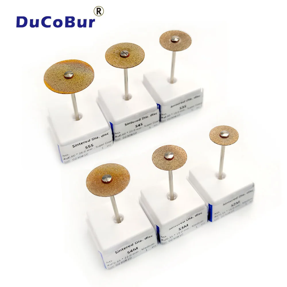 Dental Full Sintered Diamond Disc For Metal Water Cooling Medium/Super Coarse Grit 16-26mm Dentistry Grinding Head Lab Tools