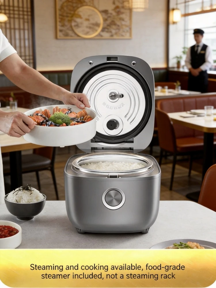 4L 4L household rice cooker 316L stainless steel 0 coated inner tank smart rice cooker large capacity for family 2 to 8 people - Aliexpress Deal