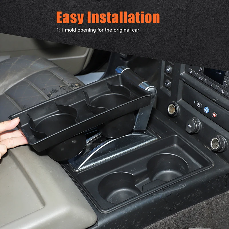 

ABS Center Console Cup Holder Storage Box For Hummer H2 2003-2007 Interior Accessories